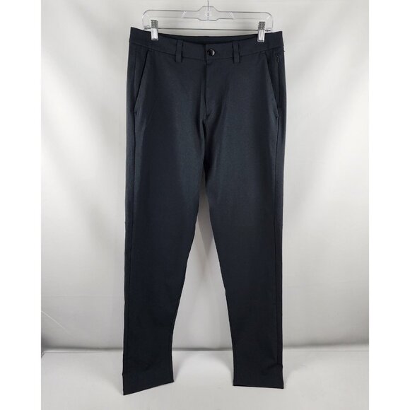 Lululemon Pants Mens 32x33 Black Commision Pant Slim LM5952S - Picture 1 of 10